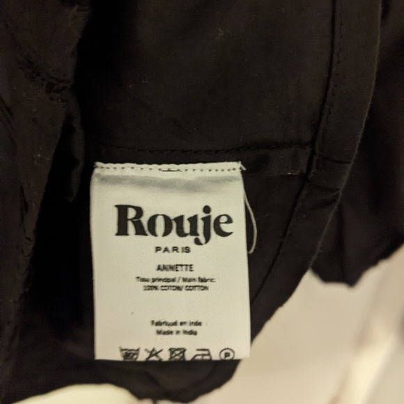 NWT Rouje Paris black Annette shirt - Picture 4 of 4